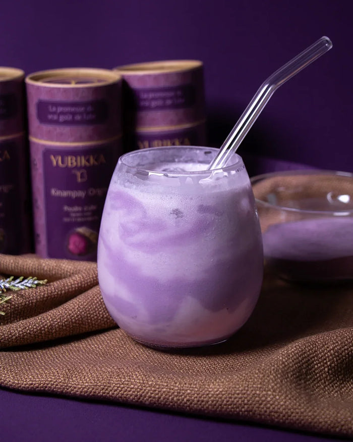Ube latte